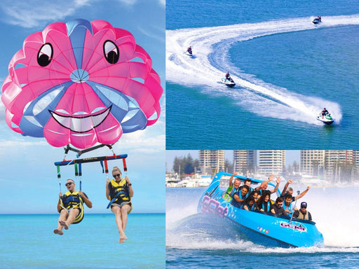 Jet Boat, Parasailing + 1.5Hr Jet Ski Safari - We Wander