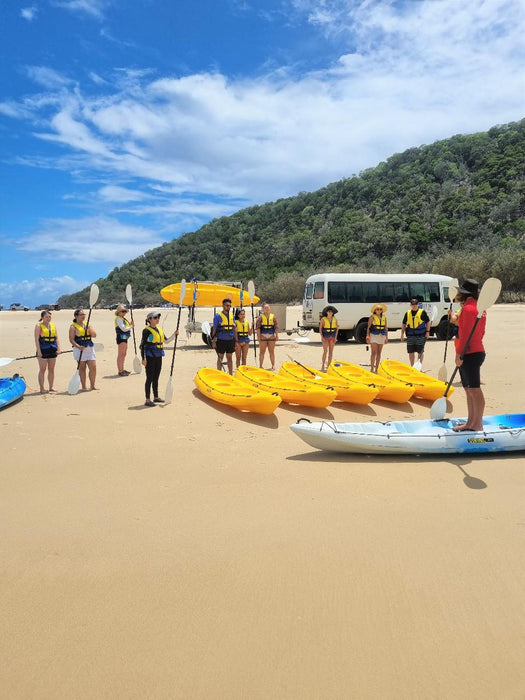 Noosa Dolphin View Sea Kayak & Beach 4X4 Adventure - Day Tour - We Wander